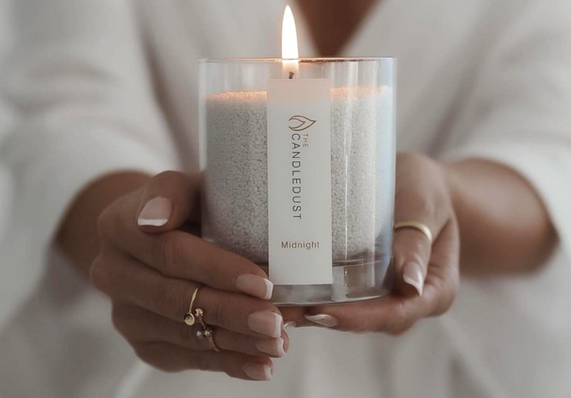 Powdered Candle in Glass - Mango Lime 160g