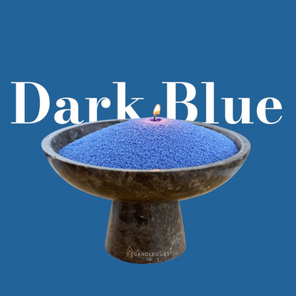 Powdered Candle Refill Kit – Unscented Dark Blue, 330g